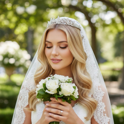 Crystal Allure Wedding Tiara Crown hp5004