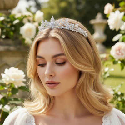 Crystal Allure Wedding Tiara Crown hp5004