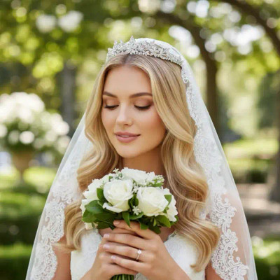 Crystal Allure Wedding Tiara Crown hp5004