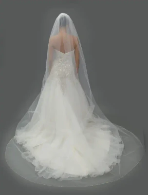 Crystal Beaded Royal Cathedral Wedding Veil E1634