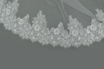 Regal Cathedral Lace Mantilla Wedding Veil Elena E1675