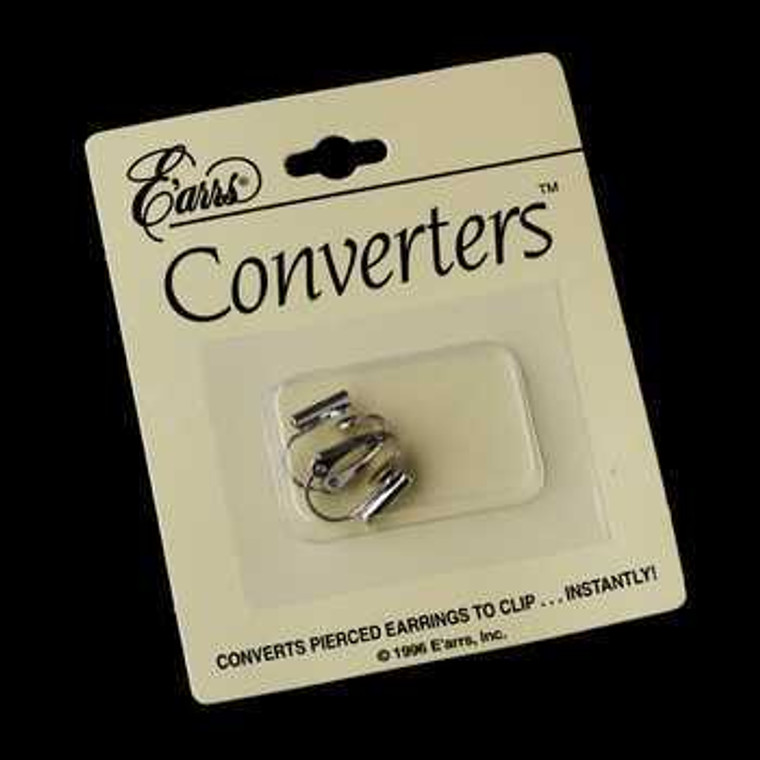 Earrings Converter Pierced to Clip On in Silver or Gold