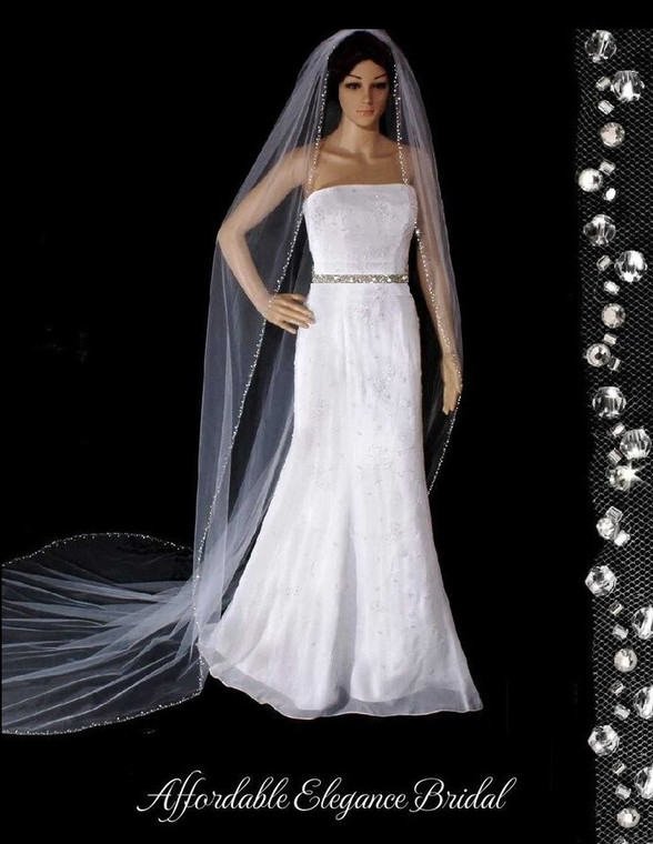 Wedding Veils And Headpieces Jeweled Wedding Veils Star Beaded