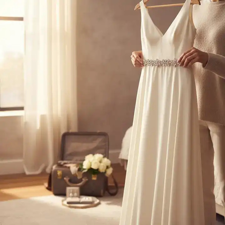 Glitz and Glam Crystal Bridal Belt b7885