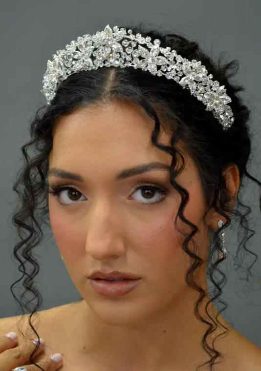 Crystal and Rhinestone Wedding Tiara E286T