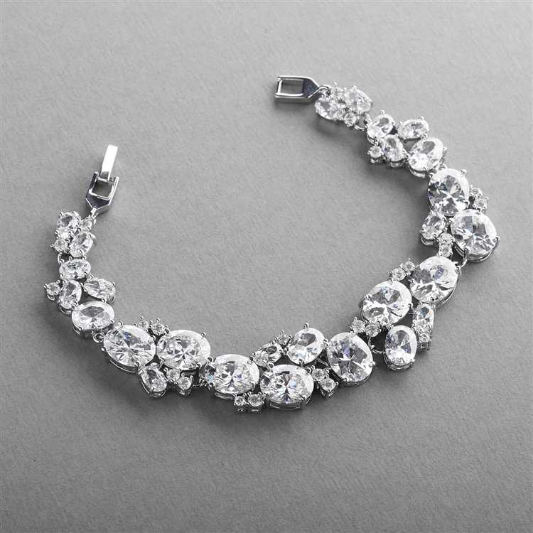 Cubic Zirconia Bridal Bracelet