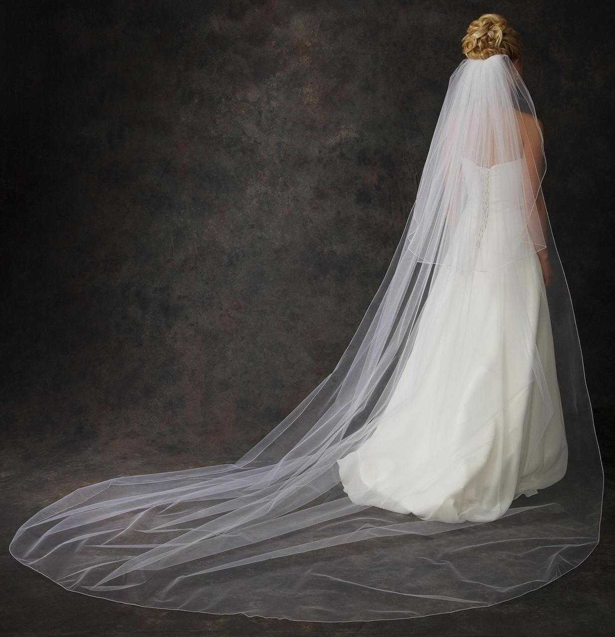 Extra Wide Custom Made Two Layer Cathedral Wedding Veil