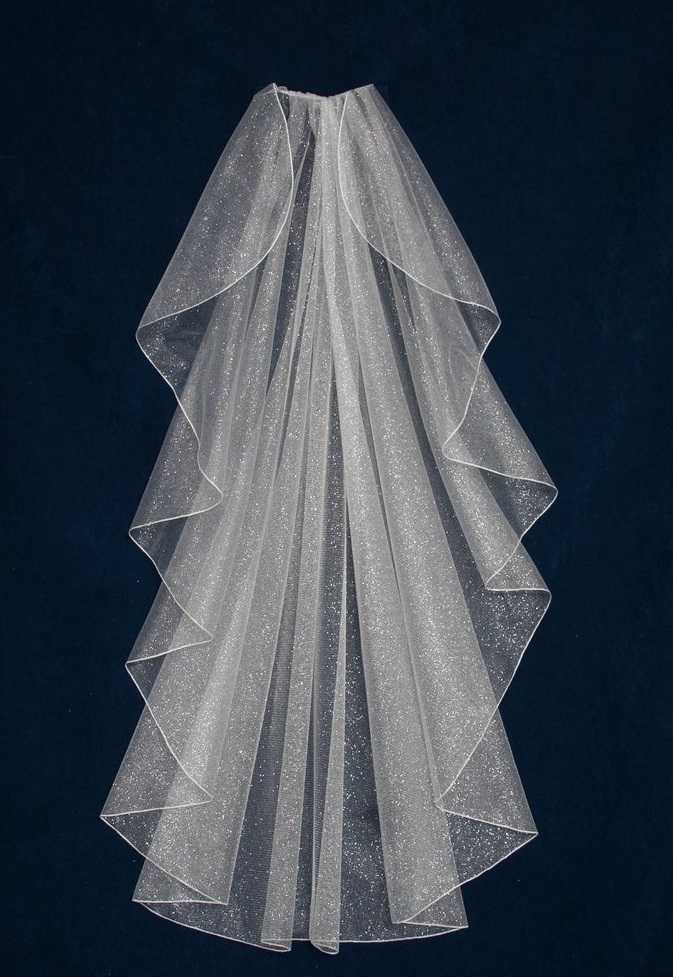 【新品】 Angel White Veil 2個 Wholesale Angel Cut Knee Length Wedding Veil | Beaded