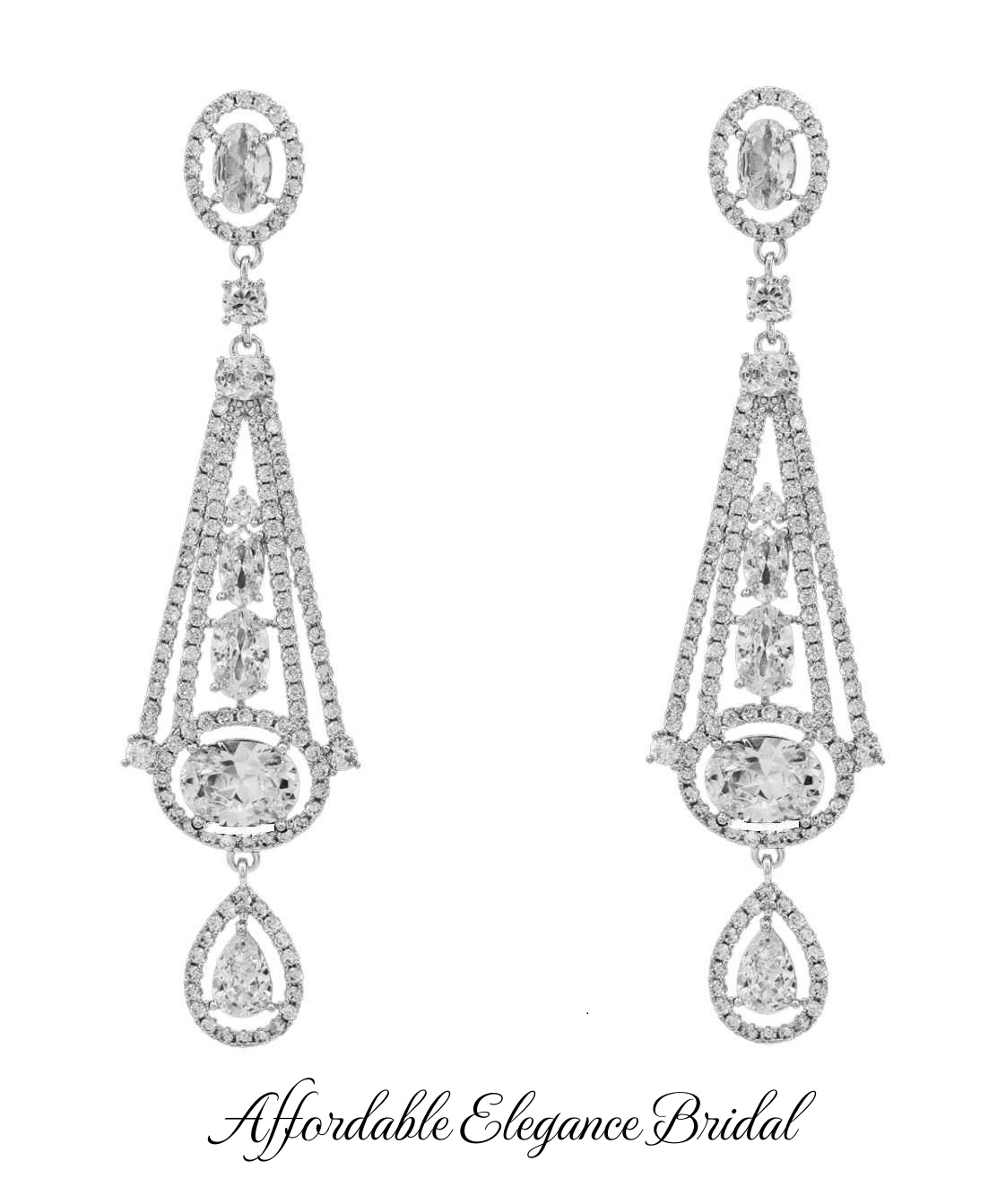 Art Deco Style Silver Plated 2 1/2