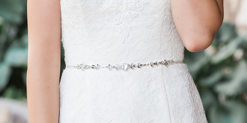 beaded belt for formal dress Designer Flower Branch Beaded Bridal Sash Belt  Brydealo
