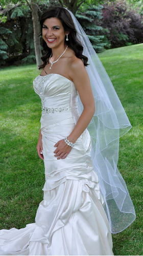 Elegant Waltz Bridal Veil (#Joli), Wedding Veil, Bridal Veil, Crystals Bridal  Veil