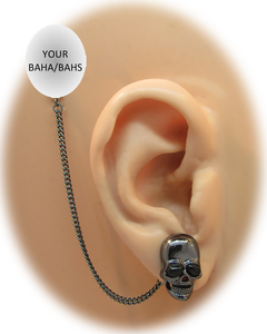 Black Skull Earring - Halloween Edition