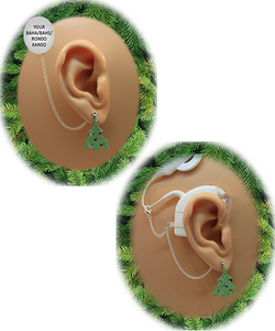 Christmas Tree with Multicolored Crystals