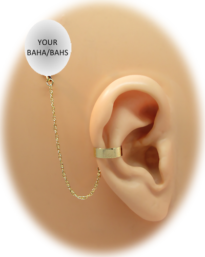 "Solid Band" Ear Cuff - 14K Yellow Gold