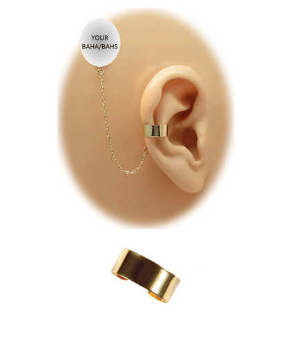 "Solid Band" 1/4" Ear Cuff - Gold-Filled