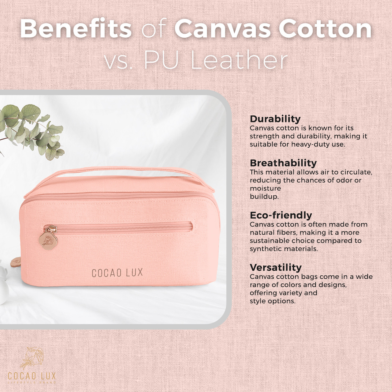 Canvas Pouch  Canvas cosmetic bag, Canvas makeup bag, Canvas bag design