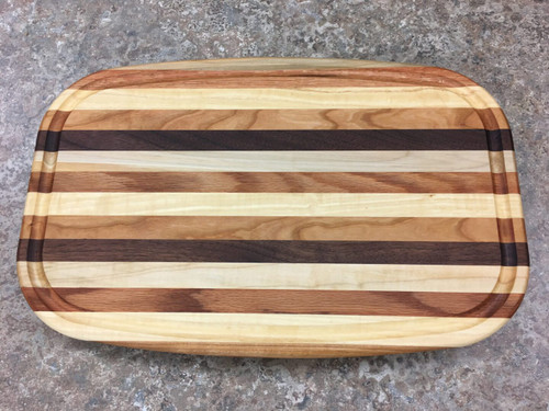 Mixed Hardwood Butcher Block Cutting Board