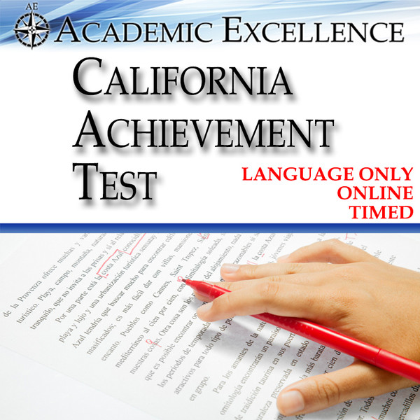 California Achievement Test Language Timed