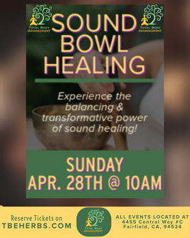 Sound Bowl Healing - Sunday, April 28th @ 10 AM