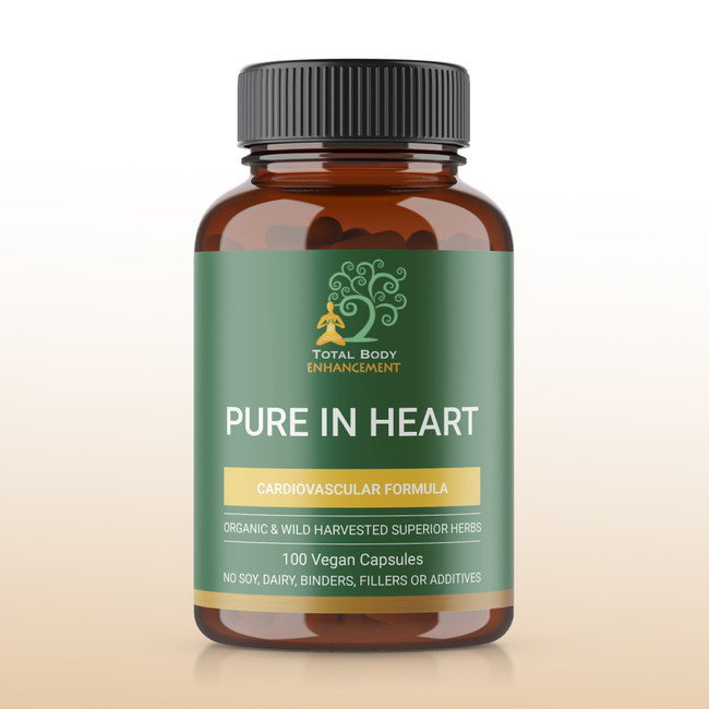 TBEH Pure in "Heart" Formula (Cardiovascular Formula) - 100 Vegan Capsules