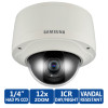 Samsung SNV-3120 H.264 WDR 12x Vandal Dome Security Camera
