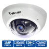 Vivotek FD8136 720P HD Ultra MiniDome Security Camera (White)