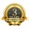 3 Years Limited Manufacturer Warranty 3 Years Limited Manufacturer Warranty