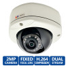 ACTi E76 1080p HD Outdoor IR Dome IP Security Camera, WDR, 3.6mm lens