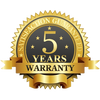 5 Years Limited Manufacturer Warranty