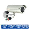 ACTi D42A 3MP IR Outdoor Bullet IP Security Camera - 2.8-12mm Varifocal Lens