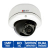 ACTi D71A 1MP IR Day/Night IP Outdoor Dome Security Camera - 2-Way Audio Support