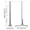 Samsung SBM-320ST Foot Stand for SMT-3223 & SMT-4030/3230 Monitors