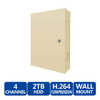 Speco D4WCS2TB H.264 4-Channel Wall Mount Digital Video Recorder - 2TB HDD included