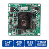 Speco CVC521BC2.2 Color Compact Board Security Camera - 2.2mm Fixed Lens (NTSC)