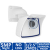 Mobotix MX-M25M-SEC-NIGHT AllroundMono M25 5MP Outdoor IP Security Camera, Body Only, 1/2.5" CMOS, Night Sensor, Weatherproof