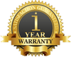 1 Year Limited Manufacturer Warranty