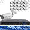 DH Vision 16-Camera HD-CVI Security Camera System