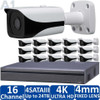 16-Camera 4K Indoor/Outdoor IP Security Camera System