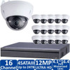 16-Camera 4K Indoor/Outdoor IP Security Camera System