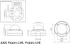 Axis P3225-LV IP Dome Security Camera