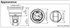 Panasonic WV-SC387A PTZ Dome IP Security Camera