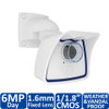 Mobotix MX-M25-D016 Allround M15 6MP Outdoor IP Security Camera - 1.6mm Fixed Lens, Day Sensor, 1/1.8" CMOS, Weatherproof, Vandal Proof