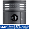 Mobotix MX-T25-D016-B 6MP Indoor/Outdoor IP Video Door Station - 1.6mm Fixed Lens, Day, vPTZ, Speaker and Microphone, Weatherproof, Black