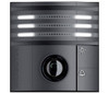 Mobotix MX-T25M-SEC-D12-BL 5MP T25 IP Video Door Station - L12 Hemispheric 360-degree, Day, 1/2.5" CMOS, Microphone, Speaker, Weatherproof