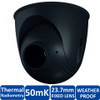 Mobotix MX-MT-PT-TR237-b PTMount-Thermal With Thermal Radiometry Security Camera - 23.7mm Fixed Lens, 50mK, Weatherproof, Black