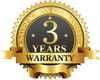 3-Year Limited Manufacturer Warranty