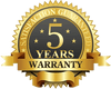 5 Years Manufacturer Warranty