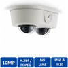 Arecont Vision AV10655DN-NL 10MP Micro Dome Outdoor IP Security Camera - No Lens, SNAPstream