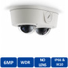 Arecont Vision AV6656DN-NL 6MP Microdome Indoor/Outdoor IP Security Camera - No Lens, SNAPstream
