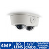 Arecont Vision AV4655DN-NL 4MP Microdome Outdoor IP Security Camera - No Lens, SNAPstream